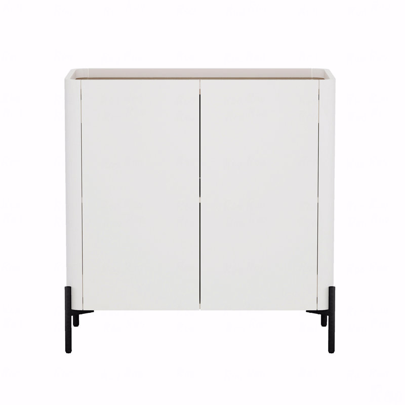 Armoire d'appoint 32 ", Brun / Blanc