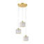 3 - Light Natural Chandelier Pendant
