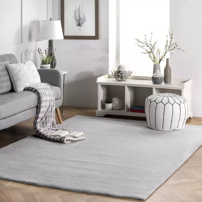 Davyn Faux Fur Indoor Rug, Rectangle 6’ x 9’