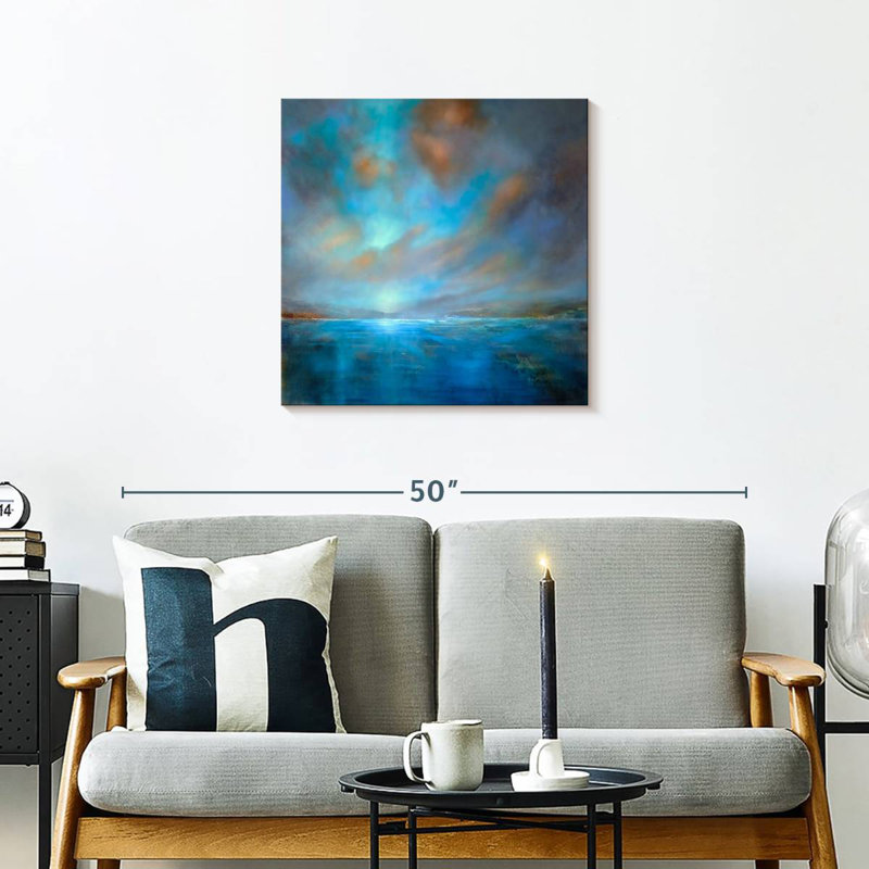 Blue Expanse, 24" H x 24" W