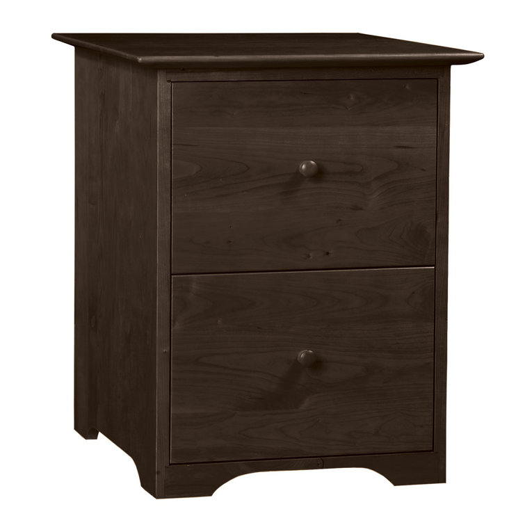 Sarah 2 - Drawer Solid Wood File Cabinet