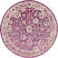 Tapis mauve / ivoire à motif abstrait Kalf-31820970