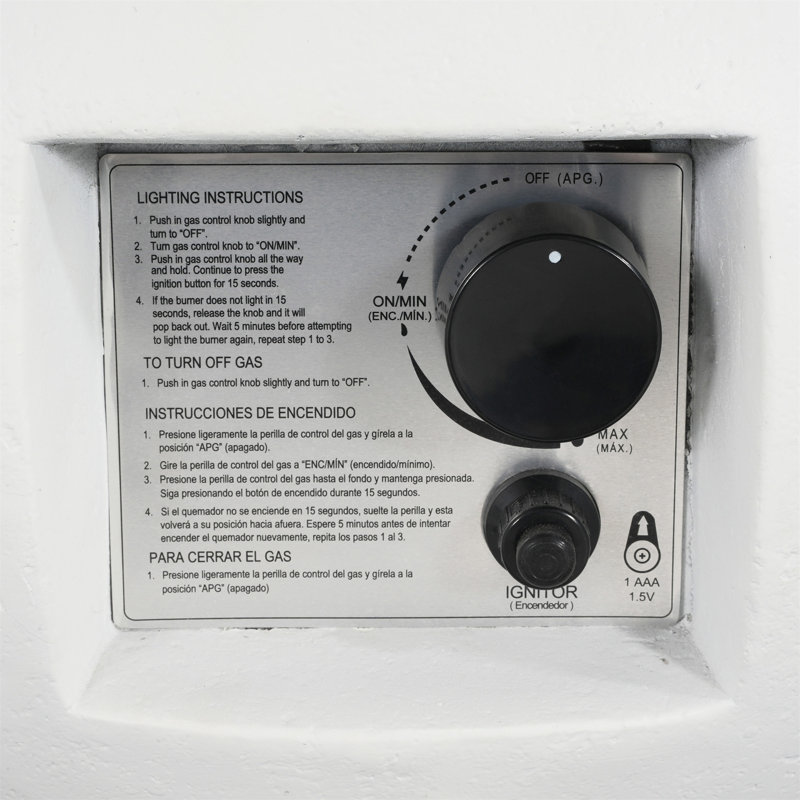 Foyer d'extérieur au propane MGO