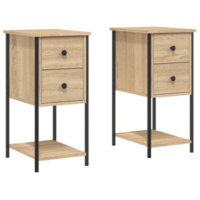 Kewstoke 32cm W Iron Bedside Table