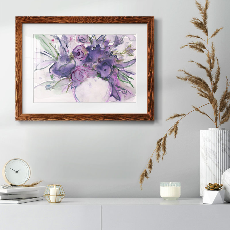 Lavande florale Splendor I, Érable, H 22 po x l 32 po x P 1,5 po