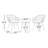 Fuze Wicker 2 - Person Patio Conversation Set with Cushions-1698919975