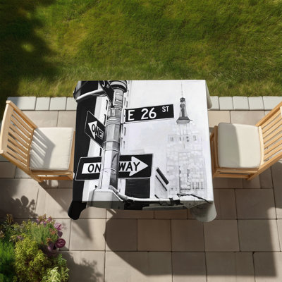 New York City Street Signs Tablecloth | Indoor/Outdoor Decor