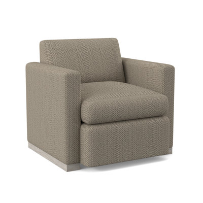 Ledger Upholstered Swivel Accent Chair