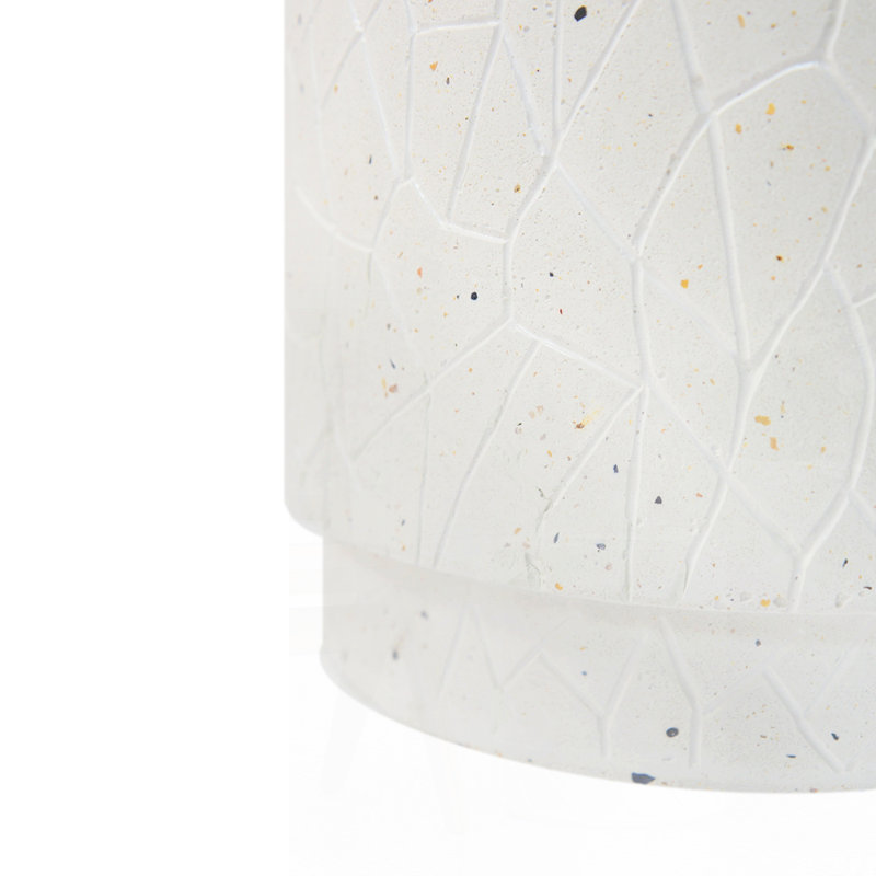Table de bout d'extérieur extérieur en béton Terrazzo