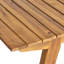 Table de salle à manger en bois 69 po - Finition pour un espace extérieur attrayant conçu avec qualité