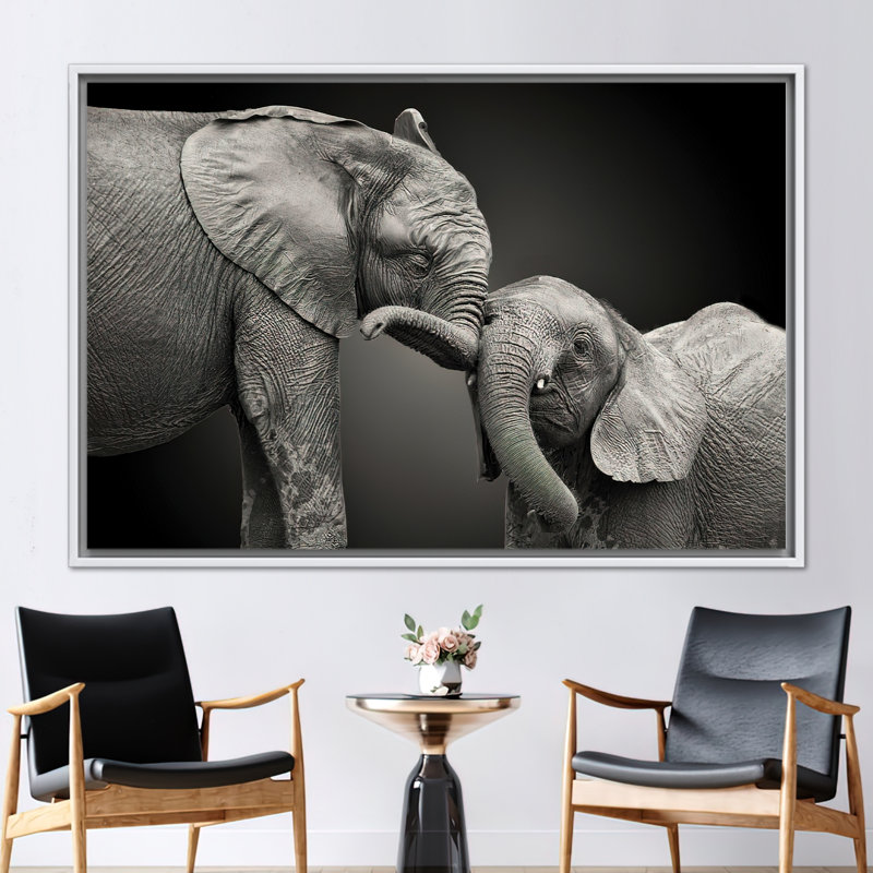 Print on Canvas, White Floater Framed, 40 cm H x 60 cm W