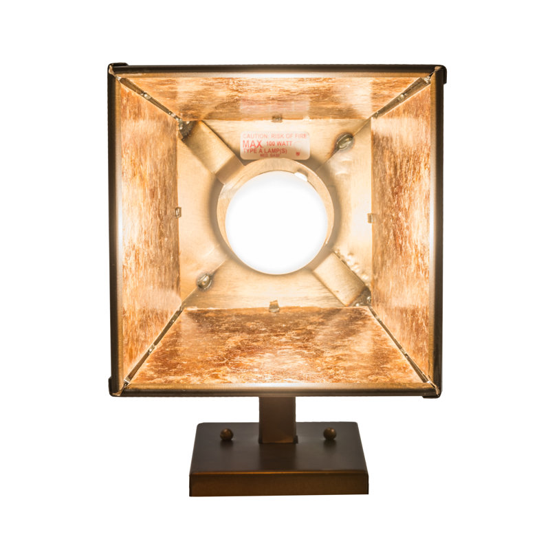Rustic Lodge 1 - Light Outdoor Wall Lantern, Antique Copper