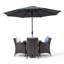 Karcher 4 - Person Patio Dining Set Umbrella Hole Included Square Table with Cushions Included-39926021