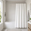 Tringle de rideau de douche mural en coin 35,4 - 35,4 po