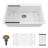 33x22" White granite composite Drop-in kitchen sink