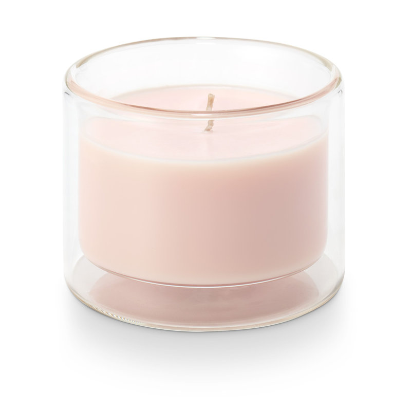 Bougie parfumée en verre Farmries Market, Rose