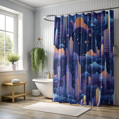 Rideau de douche Bright Futur - Premium
