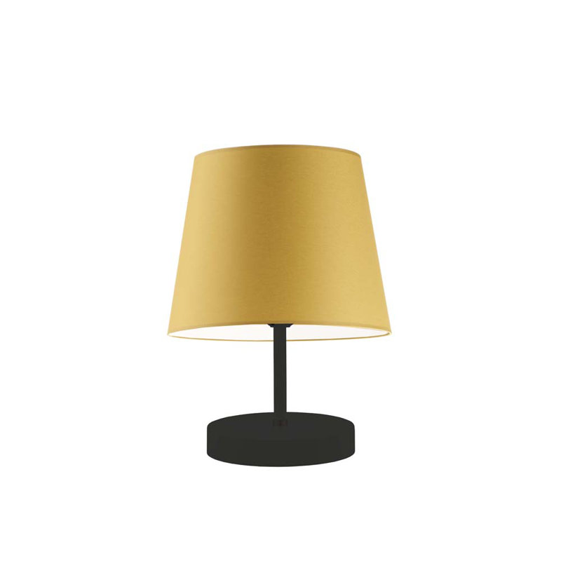 Deok Metal Table Lamp, Black, Orange