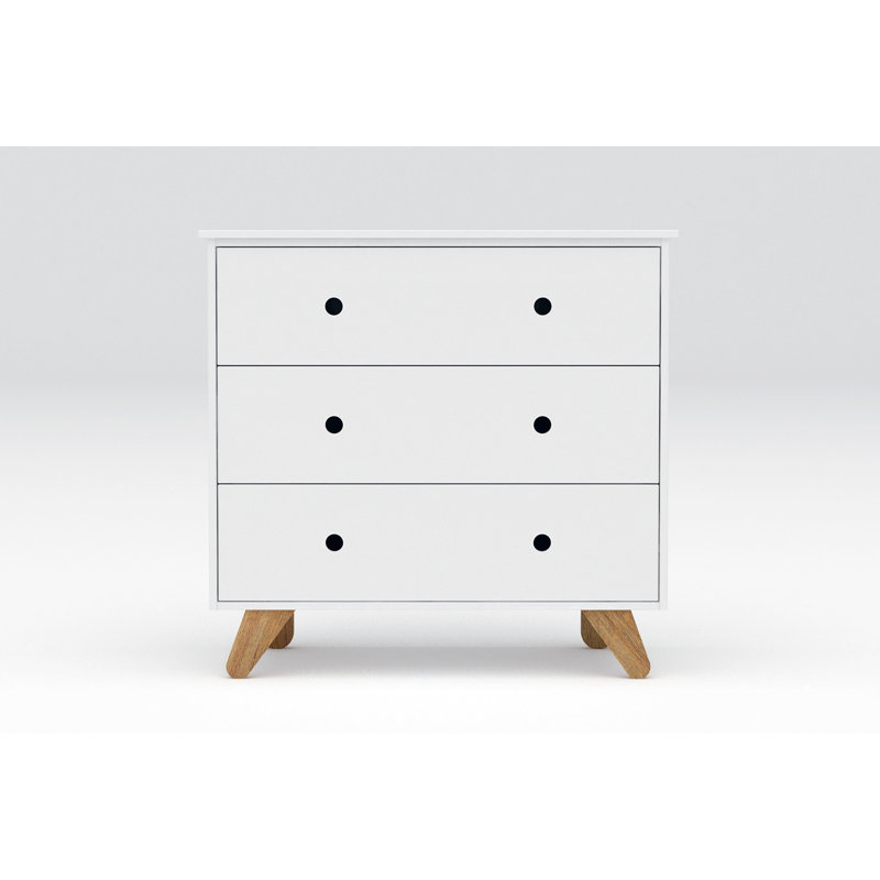 Baggett Kids 3 - Drawer Dresser, White