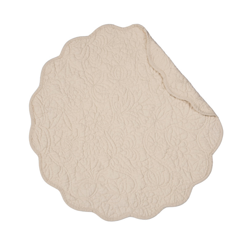 Ensemble de 6 napperons Christiana, Beige