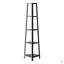 Bibliothèque, bibliothèque, étagère, d'angle, 4 niveaux, H 60 po, bureau