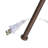 LUDWIG 70'' Rust Tripod Floor Lamp