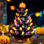 Arbre de Noël noir 8,5 pouces
