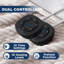 Couverture électrique - Couverture électrique en flanelle à rayures épaisses avec double contrôle, chauffage avec 10 réglages de chaleur et 10 réglages de temps-105647629-116498887
