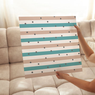 «Abstract Pastel Blue Sweat Dreams II», reproduction d'art sans cadre pour enfants