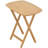 Milton 2 Piece Oversized Solid Wood Folding TV Tray Table Set
