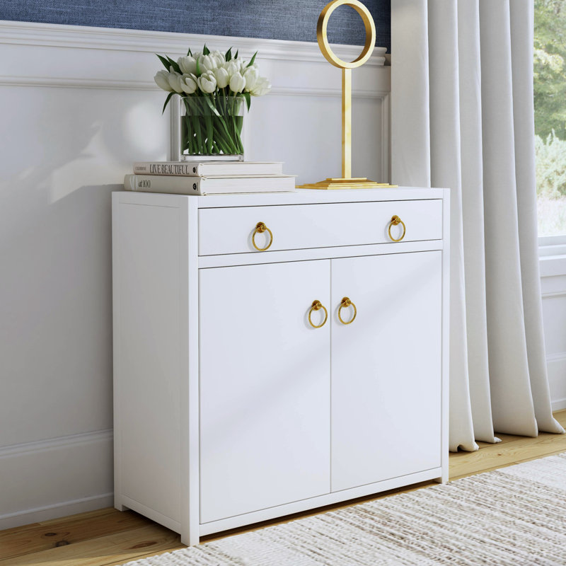 Lark 2 - Door Accent Cabinet, White