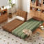 Fauteuil inclinable 32 po en velours côtelé avec dossier ajustable et coussin-364976693