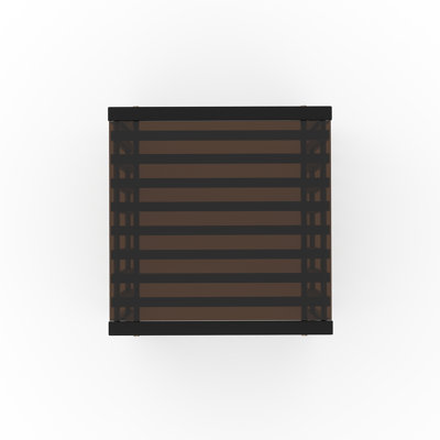 PINSTRIPE DARK END TABLE