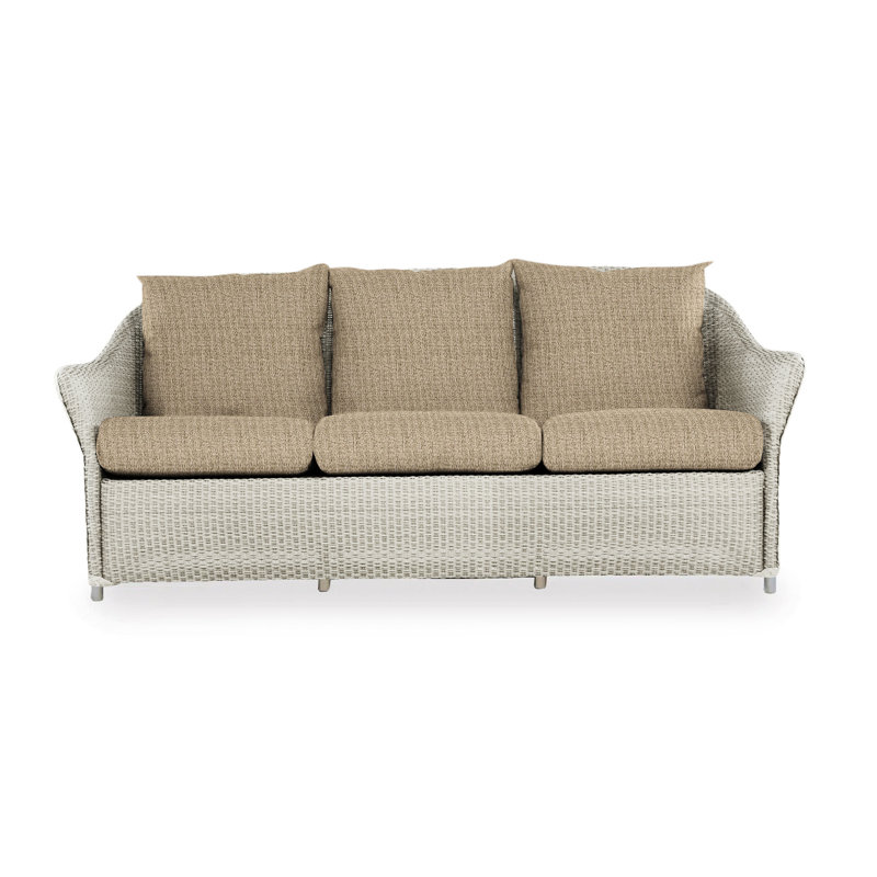 Weekend Retreat Outdoor 3 - Seat Patio Sofa, Callen Driftwood, Linen