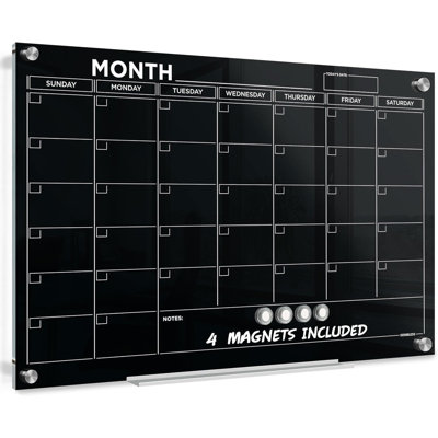 Calendrier noir 24 po x 36 po