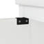 Meuble-lavabo 36 po avec lavabo simple, meuble-lavabo moderne sous le comptoir avec 2 portes à fermeture et 4 tiroirs. Blanc, l 35,8 po x P 19,7 po x H 35,4 po.