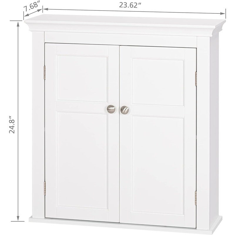 Naylea Bathroom Cabinet, White