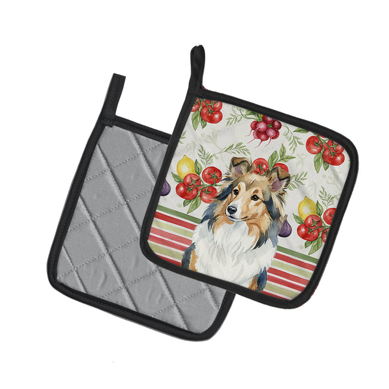 Paire de supports à casseroles Sable Sheltie