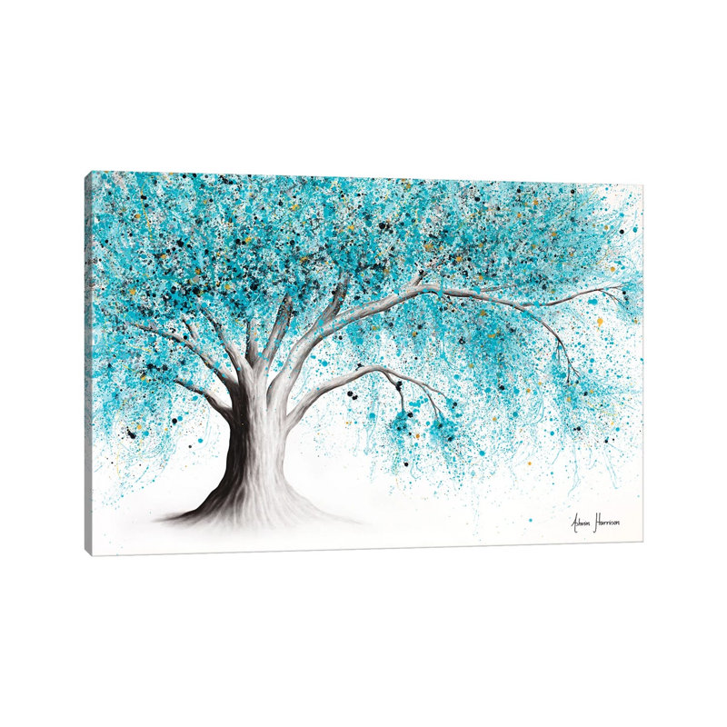 Winter Winter Gemstone Tree by Ashvin Harrison - Print on Canvas, 101.6 cm H x 66.04 cm W x 3.175 cm D, Wrapped Canvas