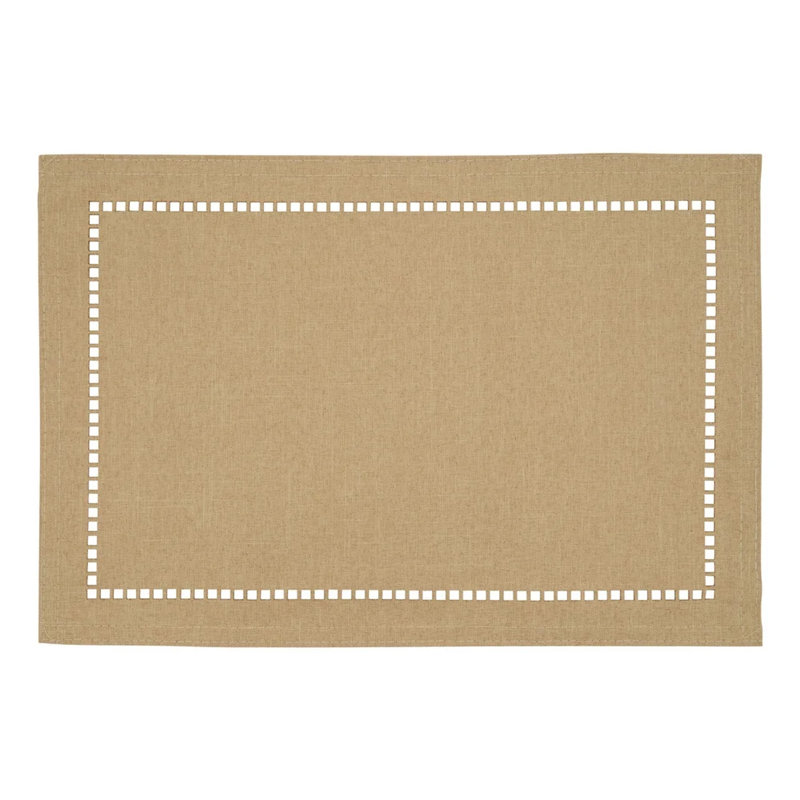 Leiker Polyester Rectangle Placemat, Natural