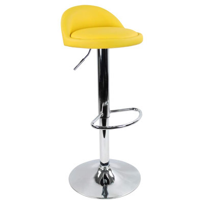 Alicemarie Swivel Upholstered Adjustable Height Bar Stool with Steel Frame