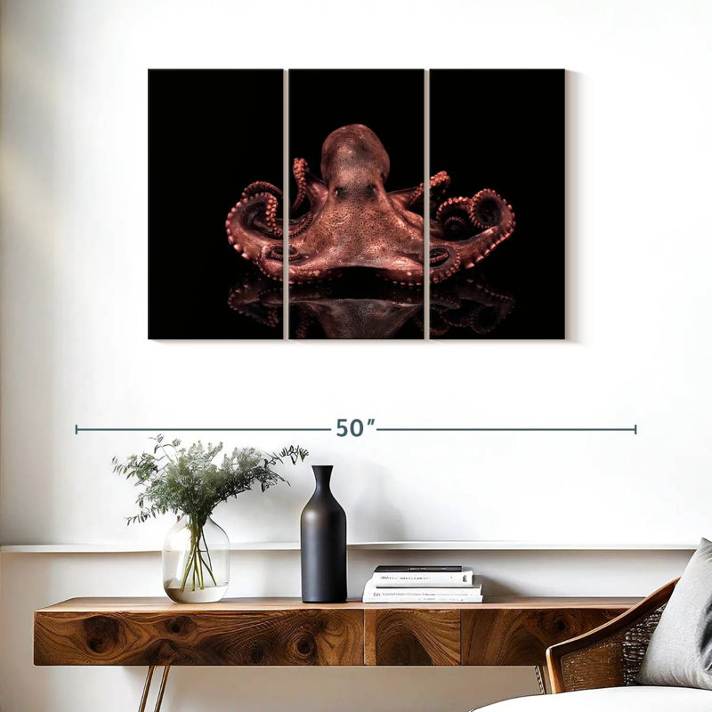 Brampt Plump Pink Octopus, 24" H x 38" W