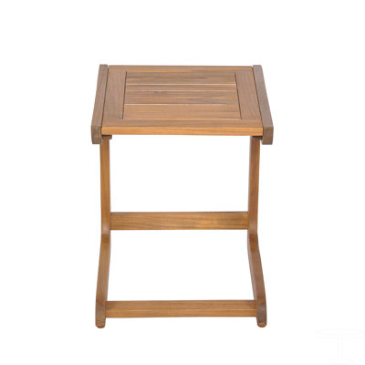 Table d'appoint en bois d'acacia