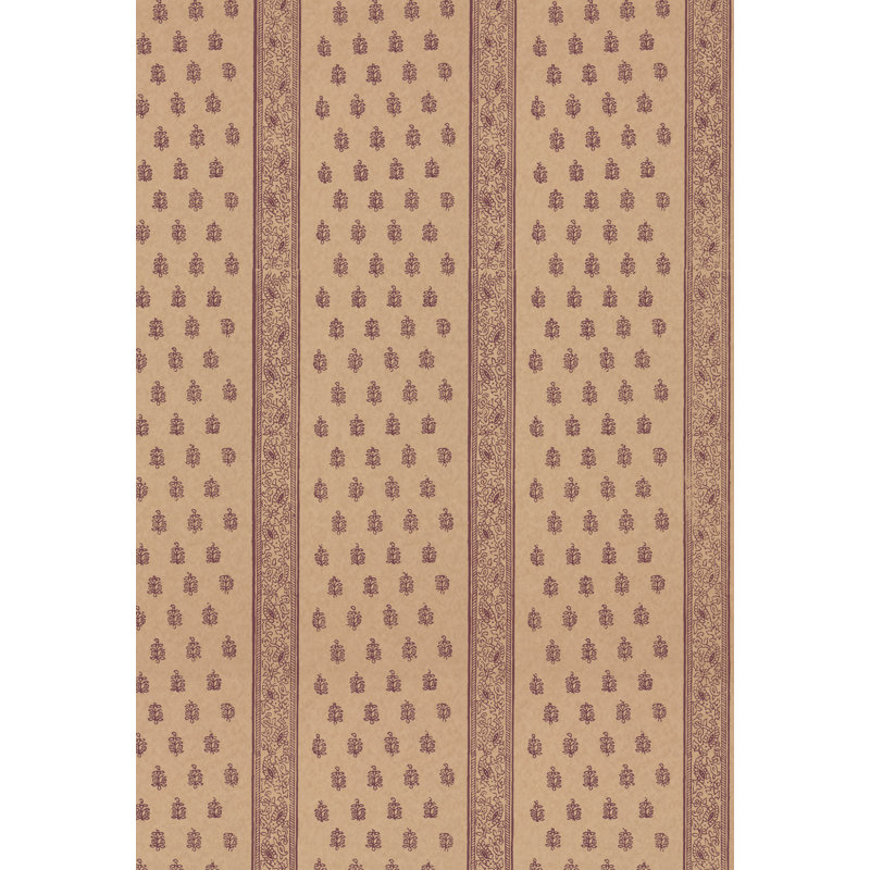 Papier peint à rayures Katsura, Aubergine