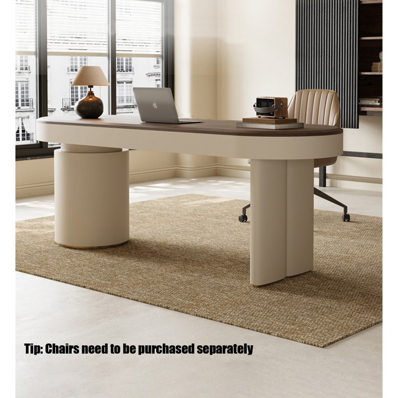 Bureau d'ordinateur Modern, H 29,53 po x l 62,99 po x P 27,56 po