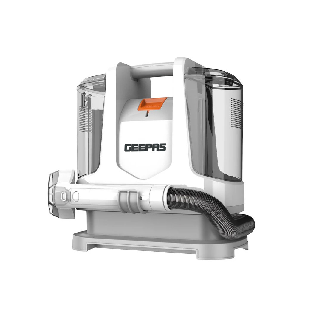 GEEPAS Portable Spot Cleaner | Stain Remover for Carpet Sofa Car Pet Beds Stairs Upholstery | Lightweight Compact Corded Dual Removable Tanks Powerful