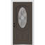 Petite porte d'entrée ovale de luxe à 2 panneaux en fibre de verre Grace sur les deux côtés avec cadre 4-9 / 16 po-2006450921-2006450915
