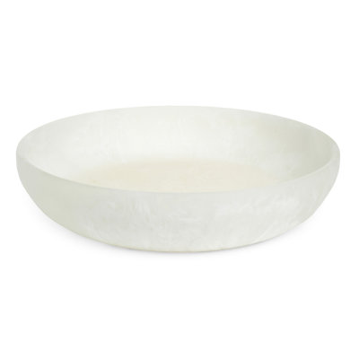 Isanti Resin Serving Bowl Yellow/White