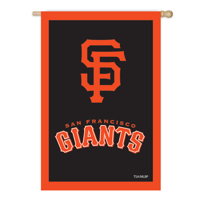 MLB Double Sided 44 in. H x 29 in. W Nylon House Flag