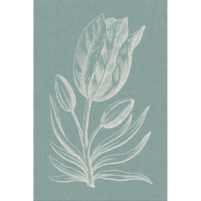 Graceful Floral I by Vision Studio - Wrapped Canvas Print, 46cm H x 30cm W x 3.8cm D